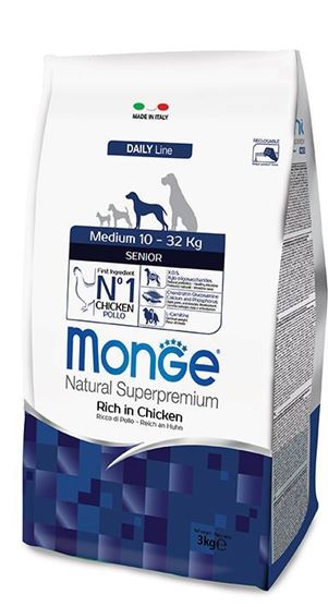 Picture of Monge - Medium Chicken & Rice Adult  12kg