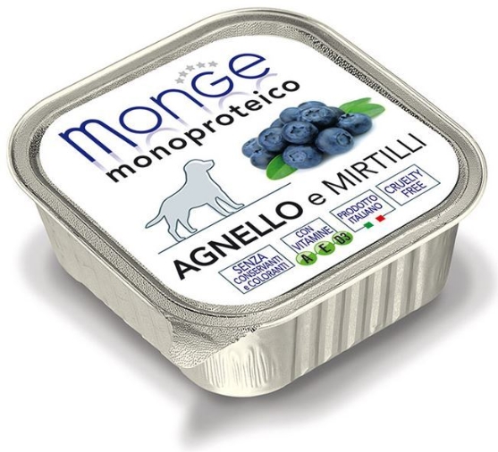 Picture of Monge  Lamb and Blueberries 150gram (12/pack)