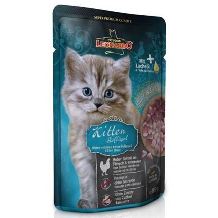 Picture of Leonardo Kitten Poultry 85g (16/pack)
