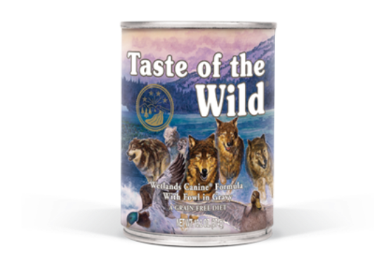 Picture of Taste of the Wild Wetlands Canine Formula with Fowl in Gravy 374g (12/pack)