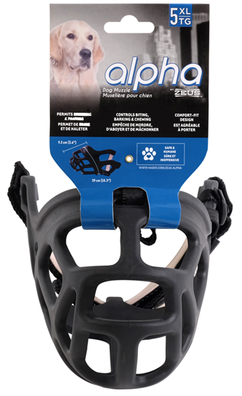 Picture of Zeus® Alpha dog muzzle XL (9.2cm x 39cm)