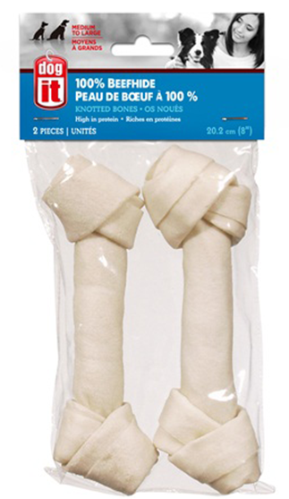 Picture of Dog it® 2 healthy white bones for Medium to Large dogs