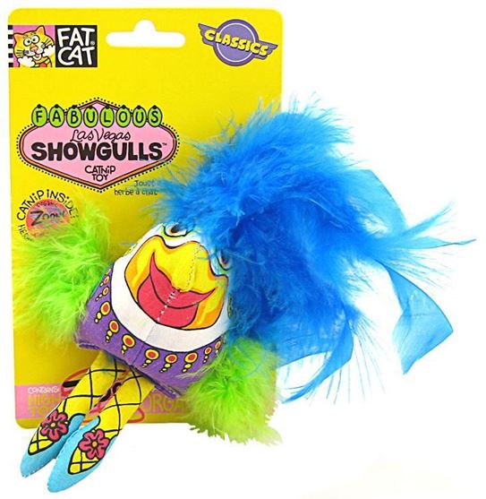 Picture of Fat Cat® Showgulls Catnip Feather Toy