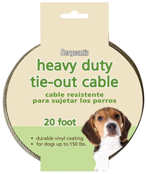 Picture of Sergeant's® Tie Out Cable 20ft (Heavy Duty)