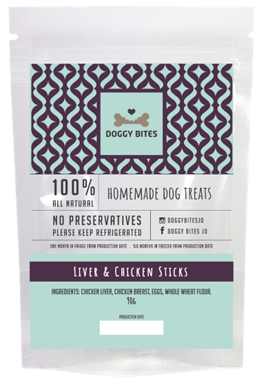 Picture of Doggy Bites® Chicken and Liver Sticks (100 GM)