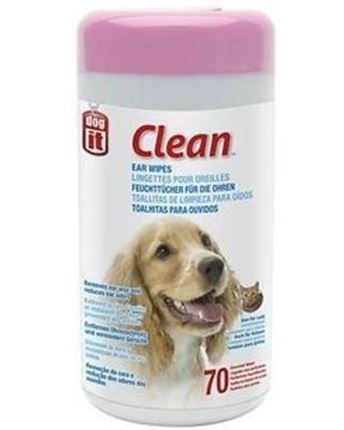 can you use wet wipes to clean dogs ears