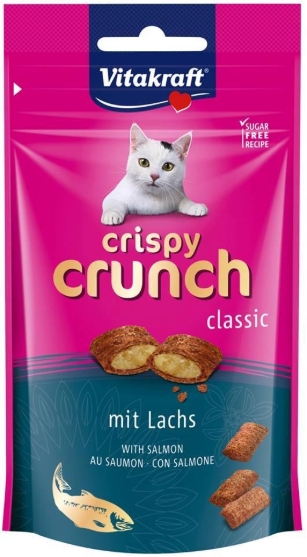 Picture of Vitakraft Crispy Crunch with Salmon 60g  (3/pack)