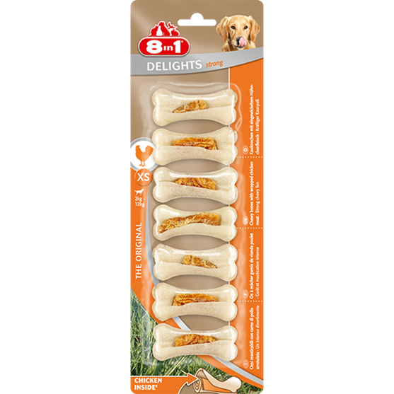 Picture of 8in1 ® Delights Bones Strong XS (7/pack)
