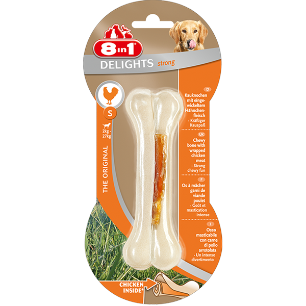 8in1 ® Delights Bones Strong S | DOGS | Dog Toys & Treats | Dog Treats