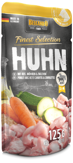 Picture of Belcando  Chicken with Rice, Carrots & Courgettes  Wet Dog Food Pouches 125g (12/pack)