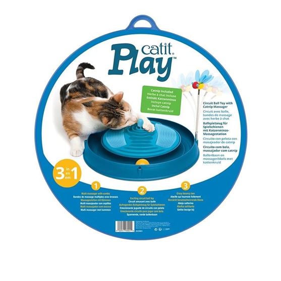 Picture of Catit 3in1 Circuit Ball Toy With Massager