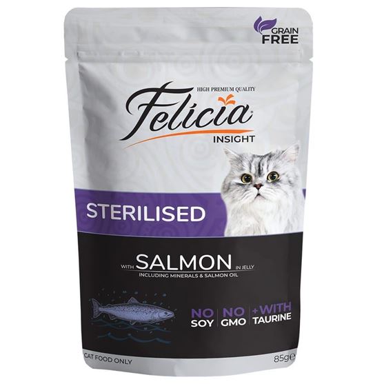 Picture of Felicia®  Sterilized Salmon 85gr (12/pack)