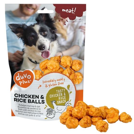 chicken and rice balls for dogs