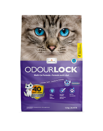 Picture of Intersand Cat Litter Odour Lock Lavendar 12KG