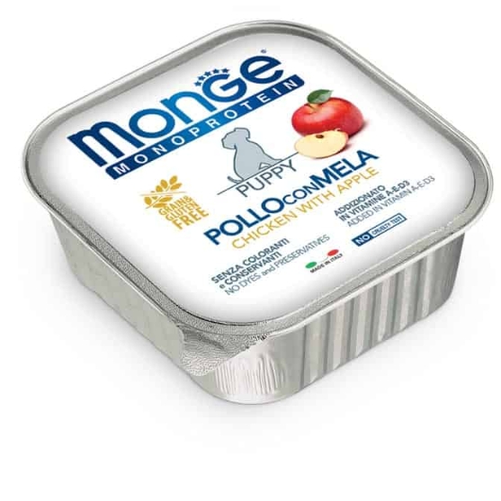 Picture of Monge Puppy Chicken With Apple 150g  (12/pack)