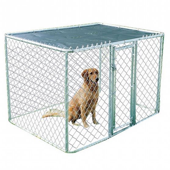 Picture of  Midwest K9644 Steel Chain Link Portable Yard Kennel (S)