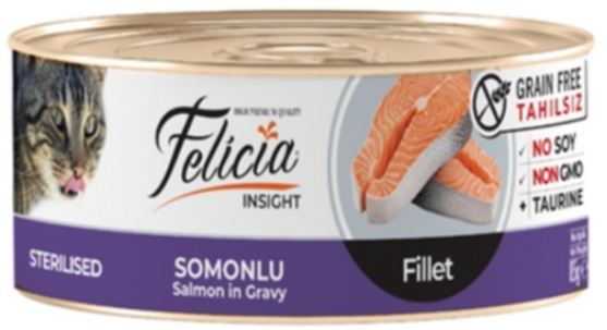 Picture of Felicia®  Sterilized Salmon 85g  can(12/pack)