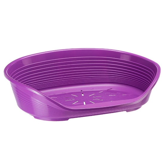 Picture of Ferplast Siesta Deluxe 10 Plastic Dog Bed (Violet)