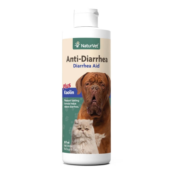 Picture of NaturVet Anti-Diarrhea Liquid Pet Supplement Plus Kaolin