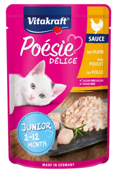 Picture of Vitakraft Poésie Délice,Chicken,Sauce85G (6/pack)