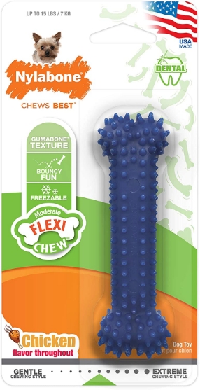 Picture of Nylabone Moderate Chew FlexiChew Dental Chew Toy M