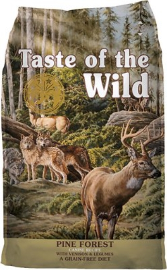 Picture of Taste of the Wild Pine Forest Canine Recipe with Venison & Legumes Dry Dog Food  12.2kg