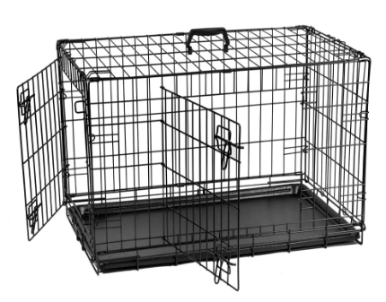 Picture of Smart Pet Love Simply Essential 2 Door Double Wire Dog Crate, XX-Large