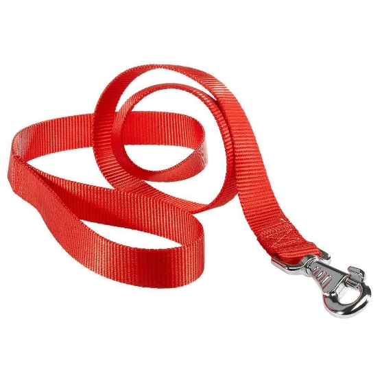 Picture of Ferplast Club  Nylon  Lead  15 mm x L 120 cm  Red
