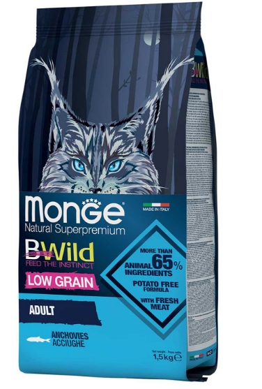 Picture of Monge BWild low grain 1.5KG- Anchovies