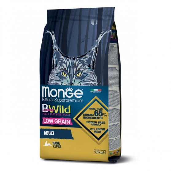 Picture of Monge BWild Low Grain 1.5KG-Hare