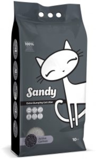 Picture of Sandy Active Carbon Extra Clumping Cat Litter 10kg