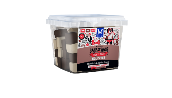 Picture of Montego Bags O Wags Chocolate & Vanilla Squishies 500 g