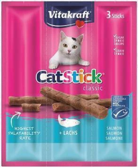 Picture of Vitakraft CatStick Salmon 12g 3pcs