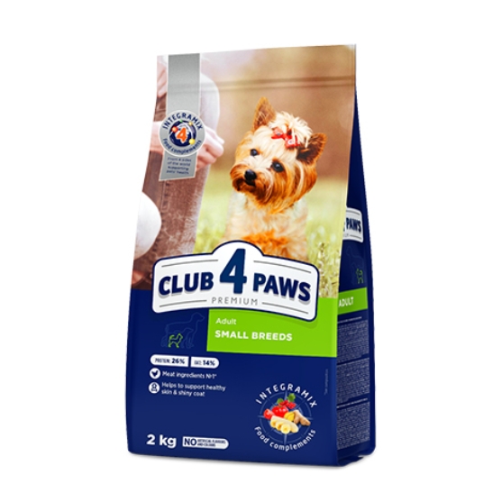Picture of Club4Paws Adult Small Breeds Dog  Chicken 2kg