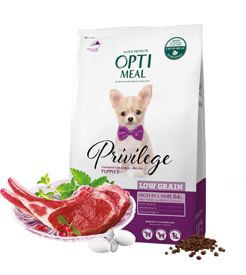 Picture of Optimal Mini Puppy Low Grain High in lamb 4kg