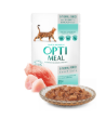Picture of Optimeal Sterilised Cat Wet Food - Turkey & Chicken Fillet in Sauce Multipack 85g (4 pack )