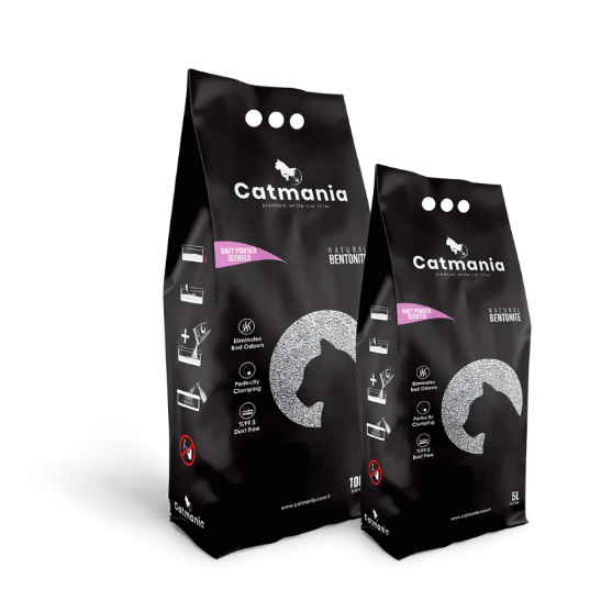 Picture of Catmania Premium Unscented Natural Bentonite Cat Litter  14 kg