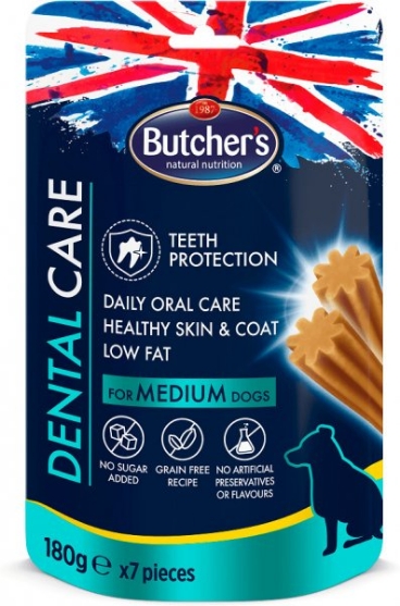 Picture of Butcher's® Dental Care For Medium Dogs 180g