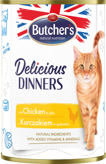 Picture of Butchers Delicious Dinners Chicken Cat Food 400G