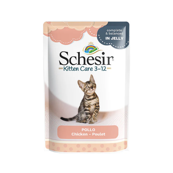 Picture of SCHESIR Kitten chicken Jelly Pouch 85g -