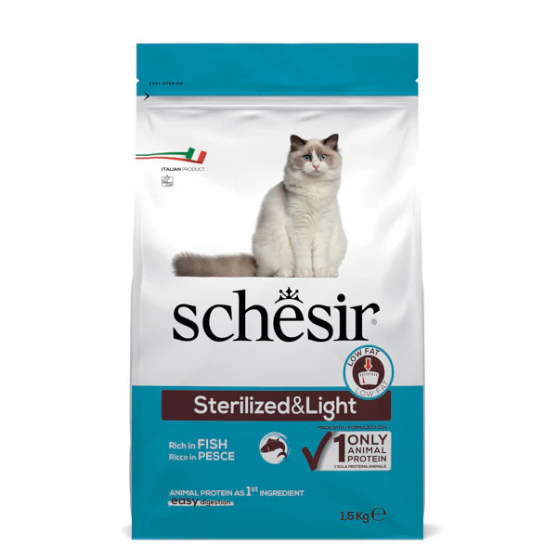 Picture of Schesir Sterilized&Light Rich In Fish 1,5kg 