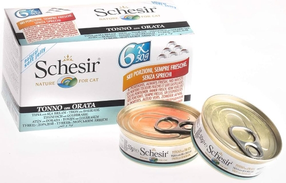 Picture of Schesir Multipack Tuna with Sea Bream 50g (6/pack)