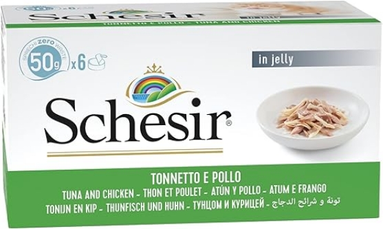 Picture of Schesir Multipack Tuna with chicken 50g (6/pack) 