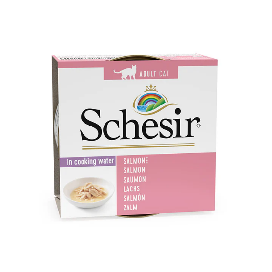 Picture of Schesir Salmon in cooking water 85g in can