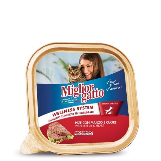 Picture of MIGLIOR Miglior Gatto Pate Beef And Heart 100g (12/pack) 