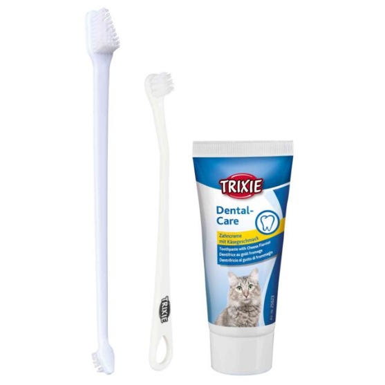 Picture of Trixie Dental Hygiene Set for cats