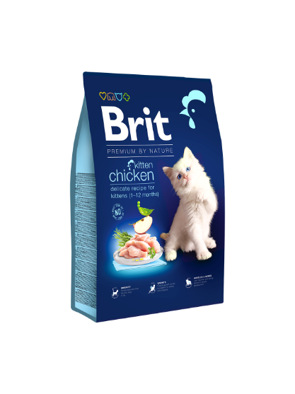 Picture of Brit Premium by Nature Cat Kitten Chicken 1.5