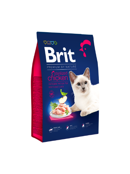 Picture of Brit Premium by Nature Cat Sterilized Chicken 8kg