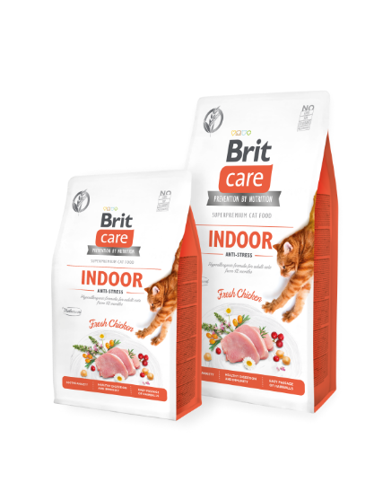 Picture of Brit Care Cat Grain-Free INDOOR ANTI-STRESS 2kg