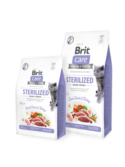 Picture of Brit Care Cat Grain-Free STERILIZED AND WEIGHT CONTROL 2kg